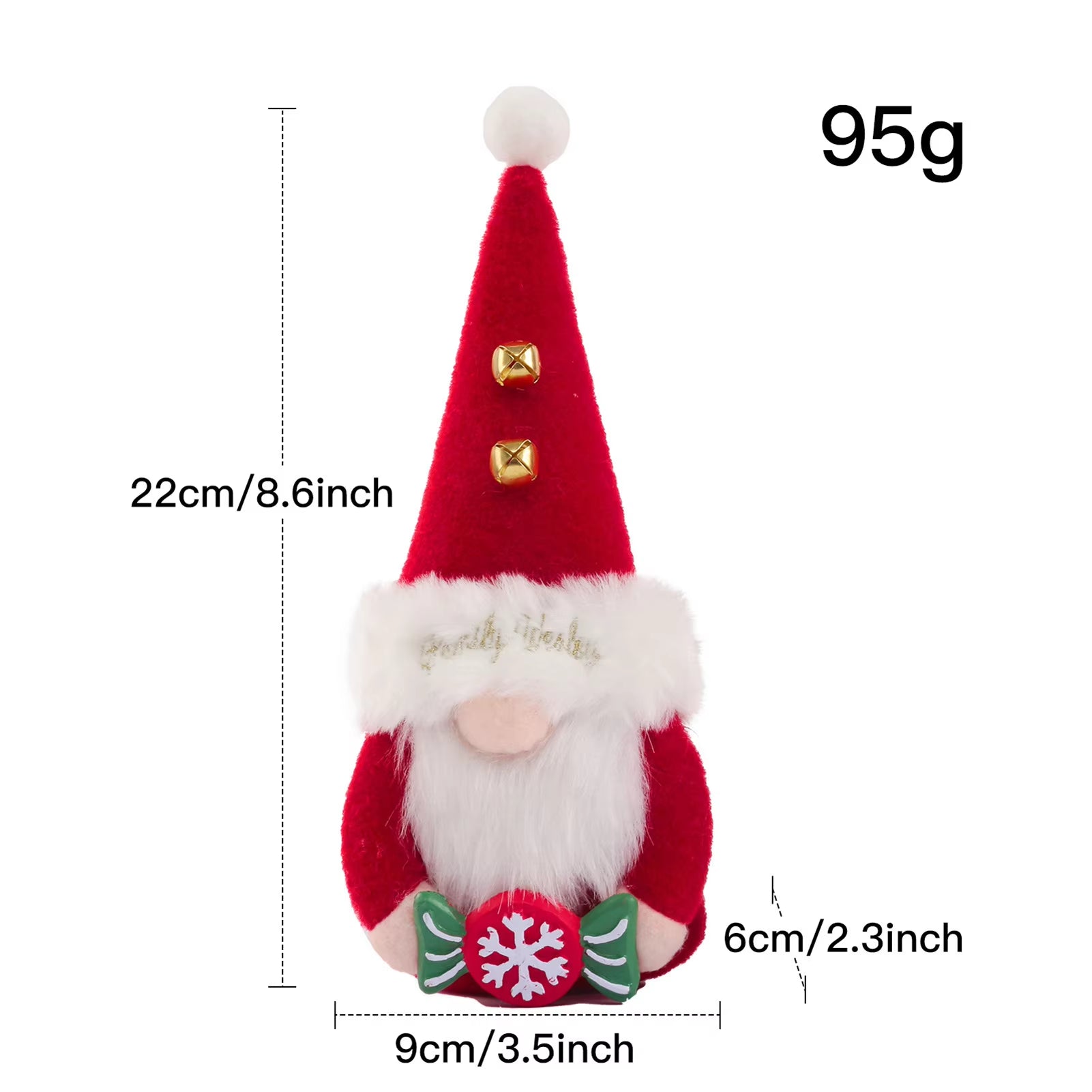 Christmas Swedish Gnome Santa Plush Toys Doll Room Decor Stuffed Gnome Toy for Party Decoration Ornaments Kids Xmas Gift